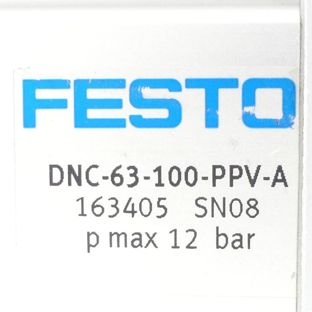 Produktfoto 2 von FESTO Zugstangenzylinder DNC-63-100-PPV-A