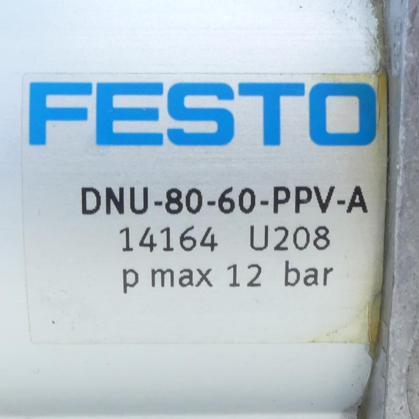 Produktfoto 2 von FESTO Pneumatikzylinder DNU-80-60PPV-A