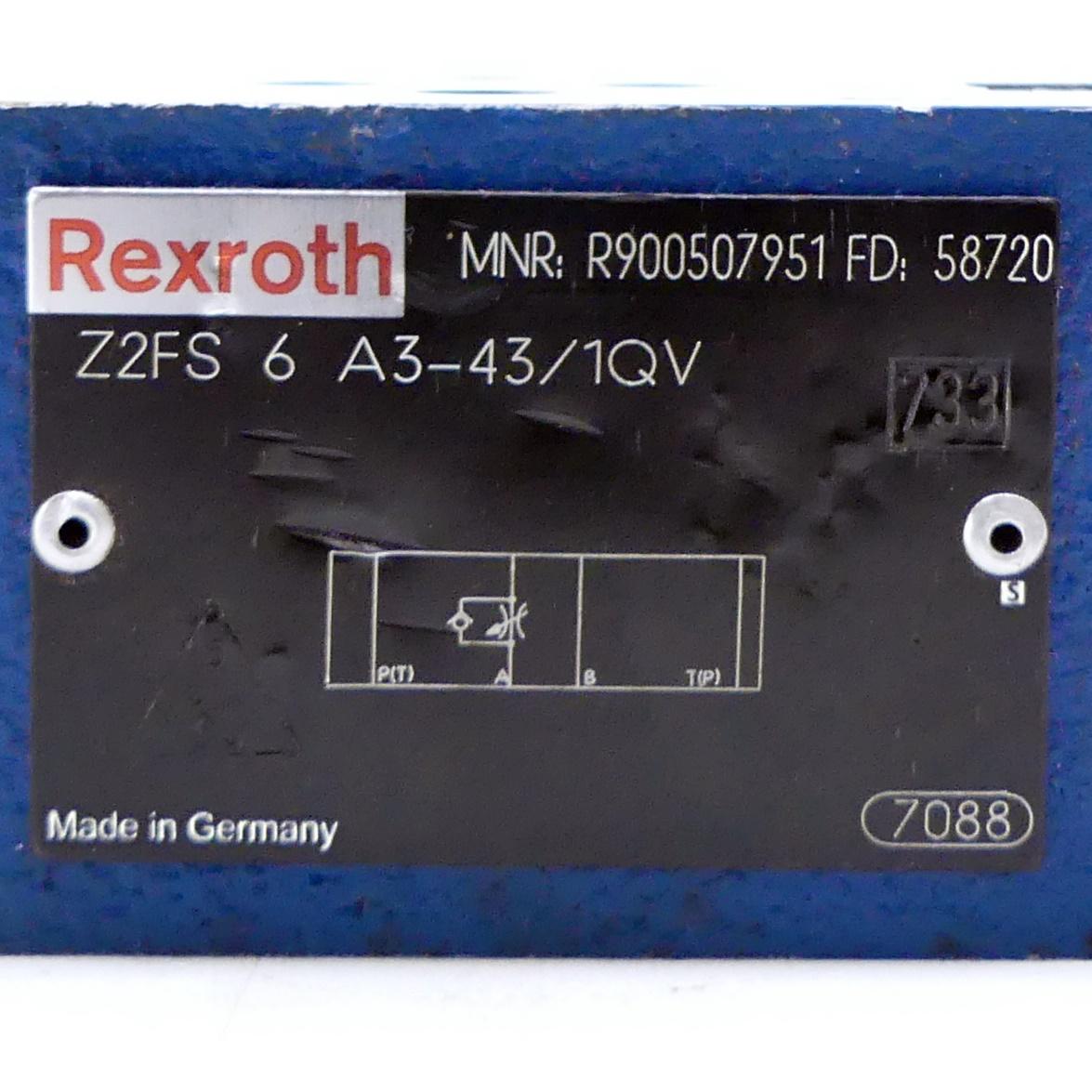 Produktfoto 2 von REXROTH Druckregelventil Z2FS 6 A3-43/1QV