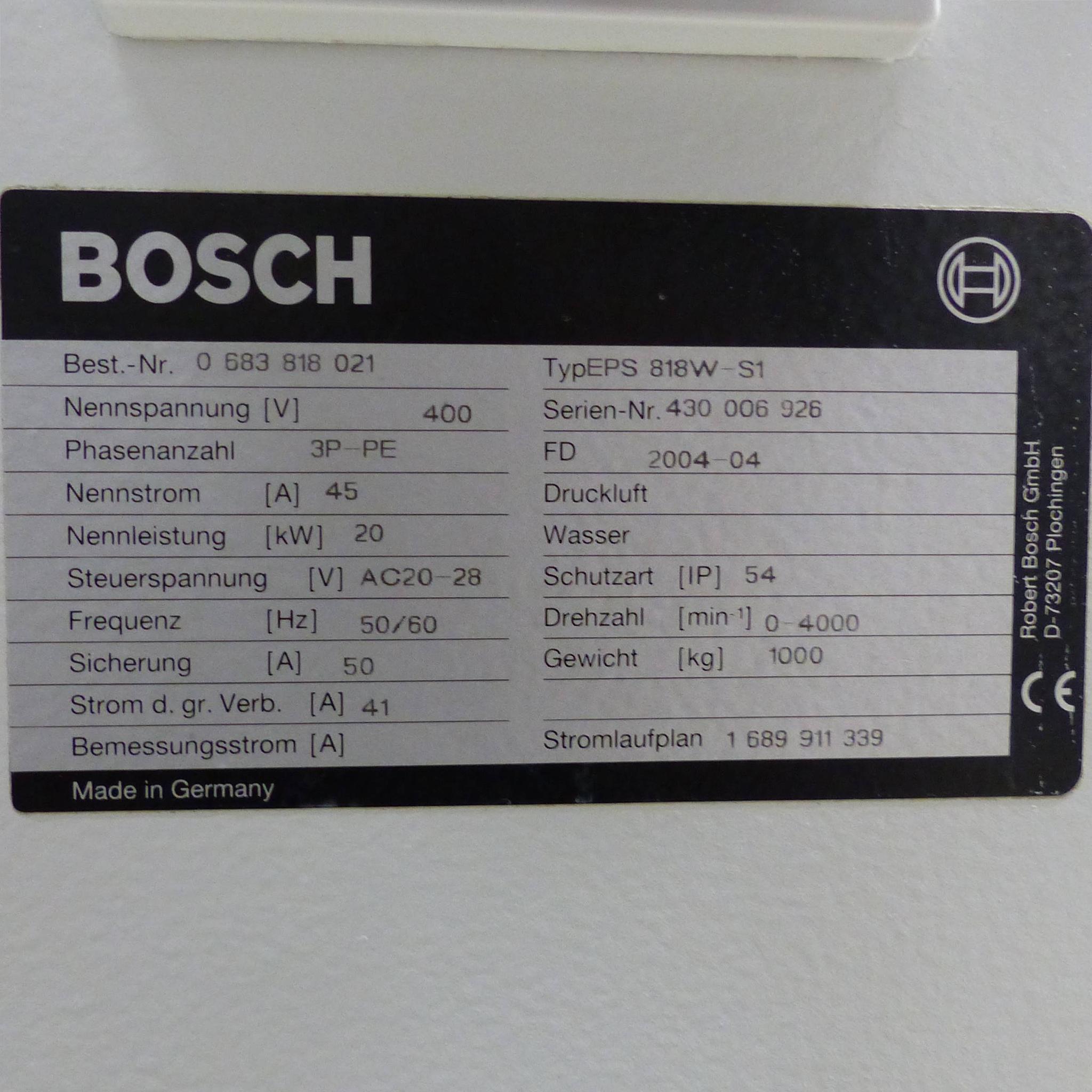 Produktfoto 3 von BOSCH Pruefbank EPS 818W