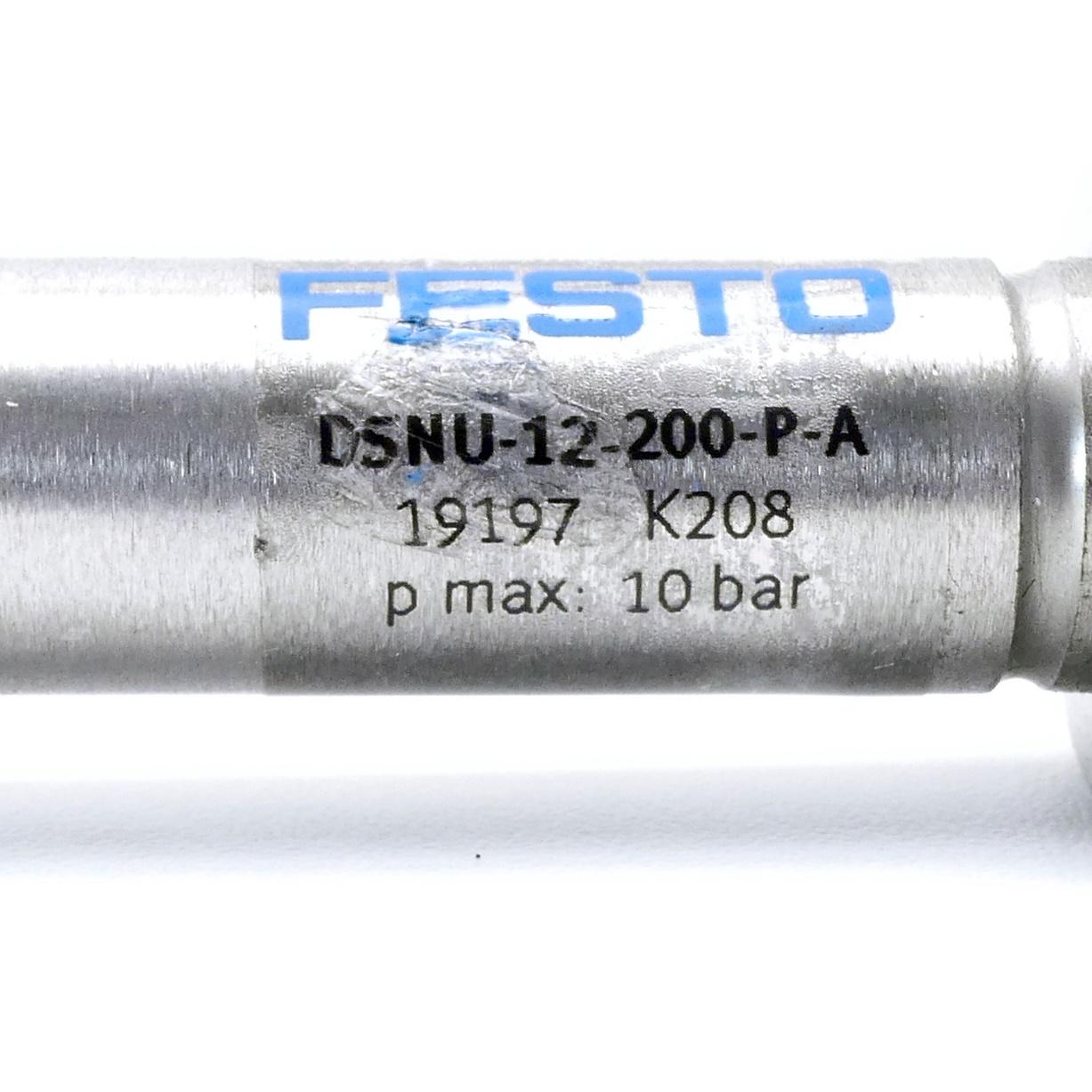 Produktfoto 2 von FESTO Rundzylinder DSNU-12-200-P-A