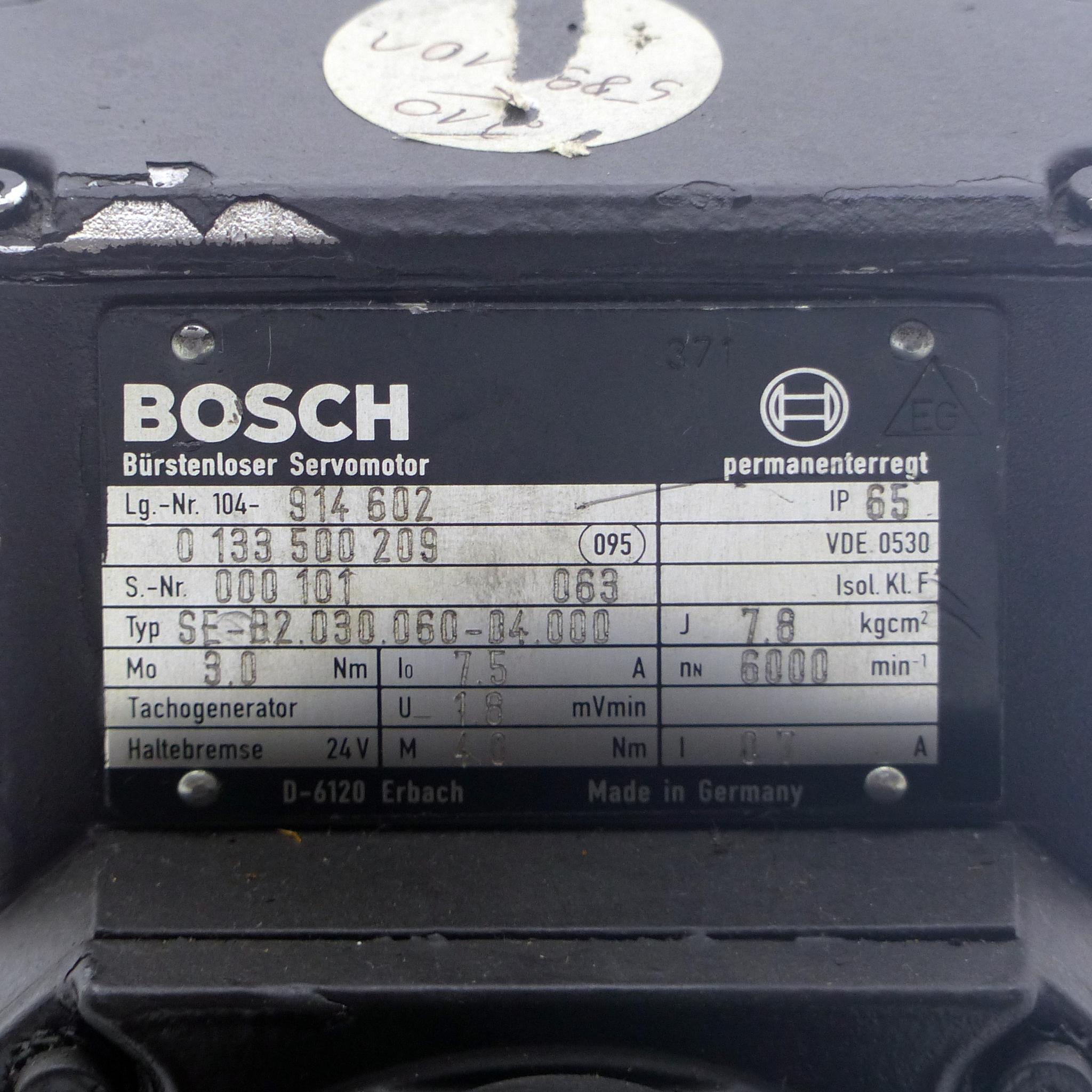 Produktfoto 2 von BOSCH Servomotor SE-B2.030.060-04.000