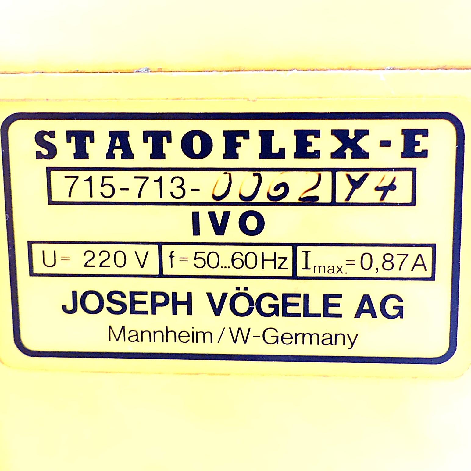 Produktfoto 2 von JOSEPH VöGELE AG Statoflex-e Zentralschmierung