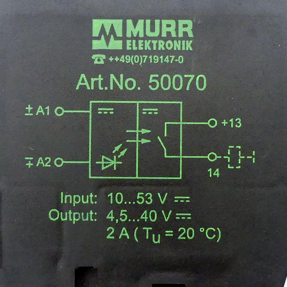 Produktfoto 2 von MURRELEKTRONIK Optokopplermodul