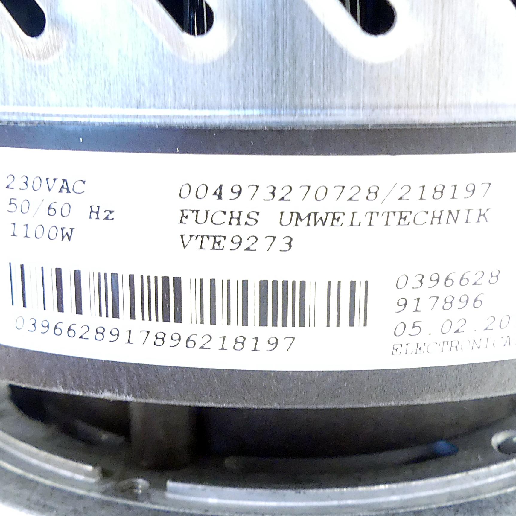 Produktfoto 2 von FUCHS UMWELTTECHNIK EC-Motor