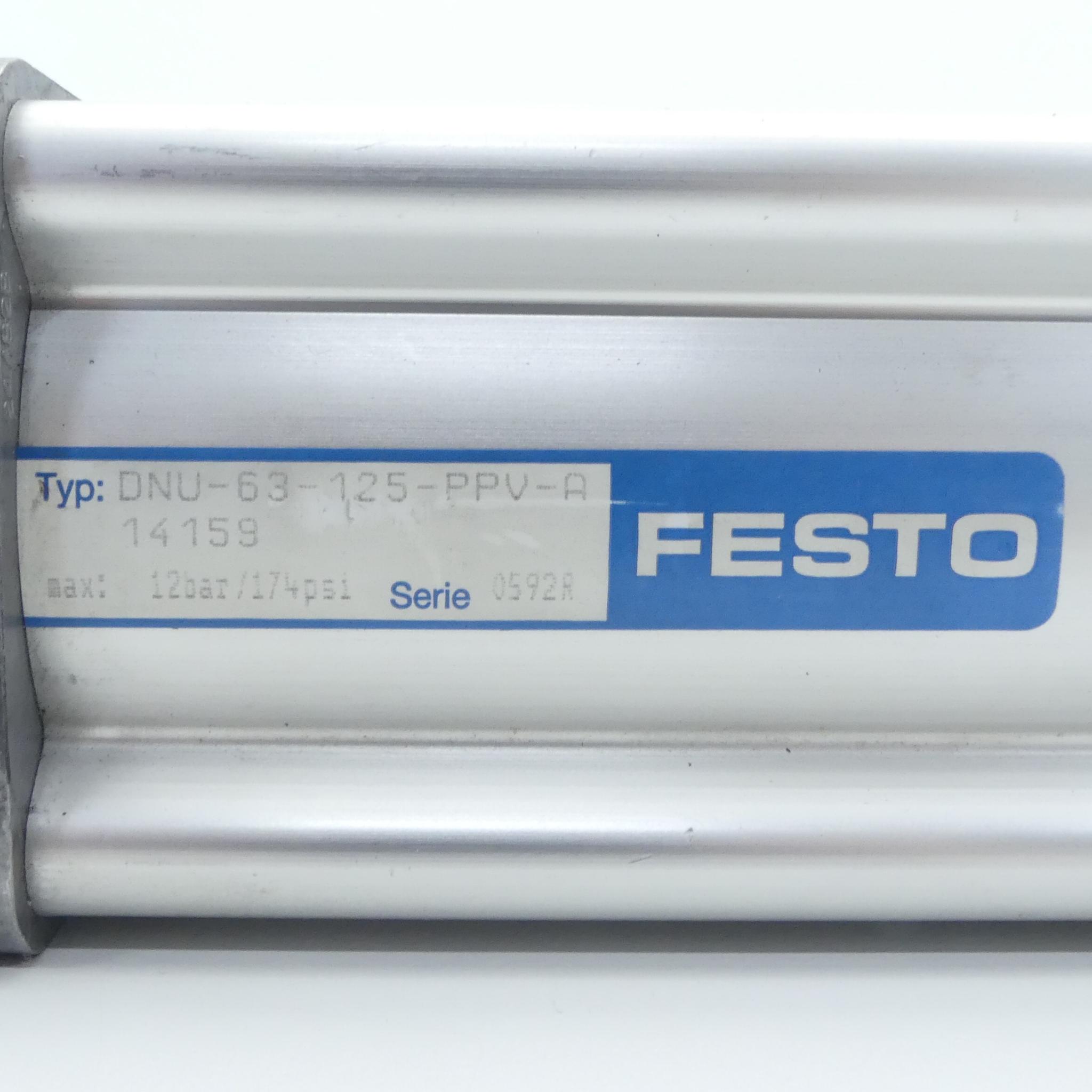 Produktfoto 2 von FESTO Pneumatikzylinder DNU-63-125-PPV-A