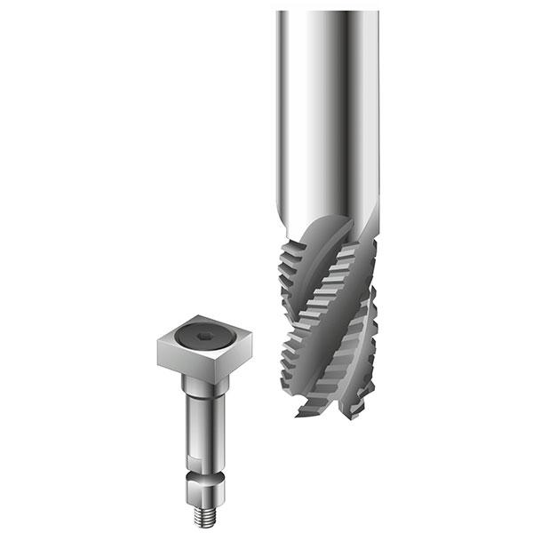 Produktfoto 2 von M3 Würfelförmiger Tastereinsatz zur Werkzeugmessung, 10 x 10 mm, Hartmetall, L 15,4 mm