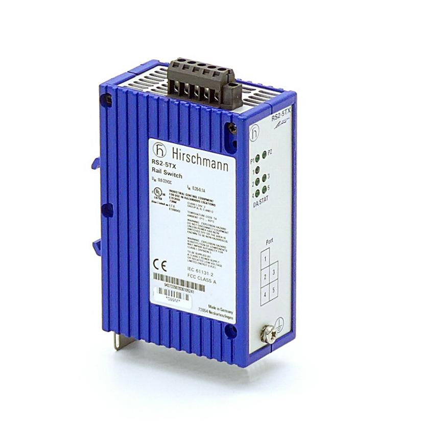 Produktfoto 1 von HIRSCHMANN Ethernet Rail Switch RS2-5TX