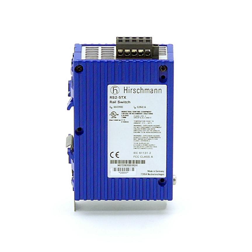 Produktfoto 3 von HIRSCHMANN Ethernet Rail Switch RS2-5TX