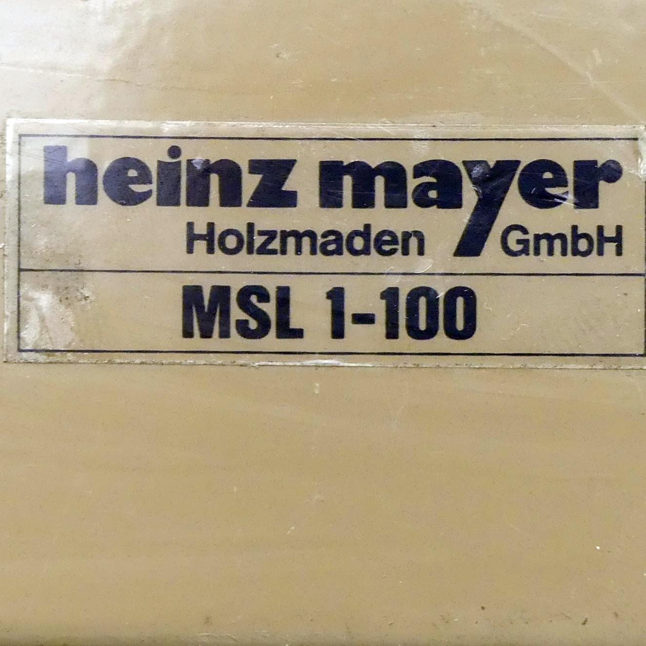 Produktfoto 2 von HEINZ MAYER Lineareinheit MSL 1-100