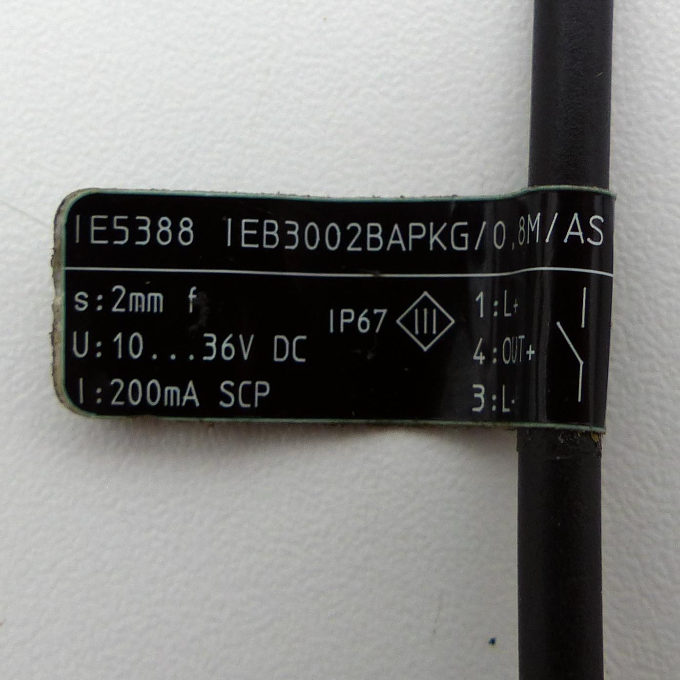 Produktfoto 2 von IFM Sensor Induktiv IE5388