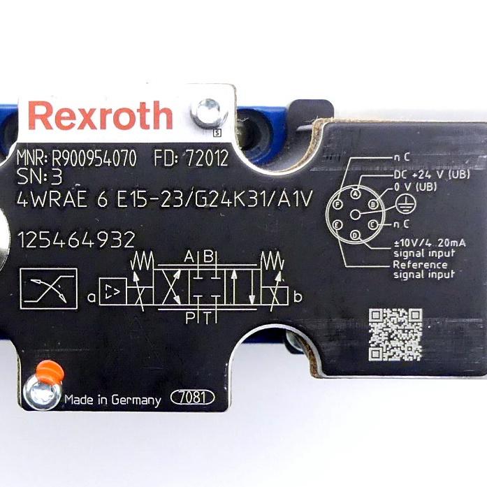 Produktfoto 2 von REXROTH Proportional-Wegeventil 4WRAE 6 E15-23/G24K31/A1V