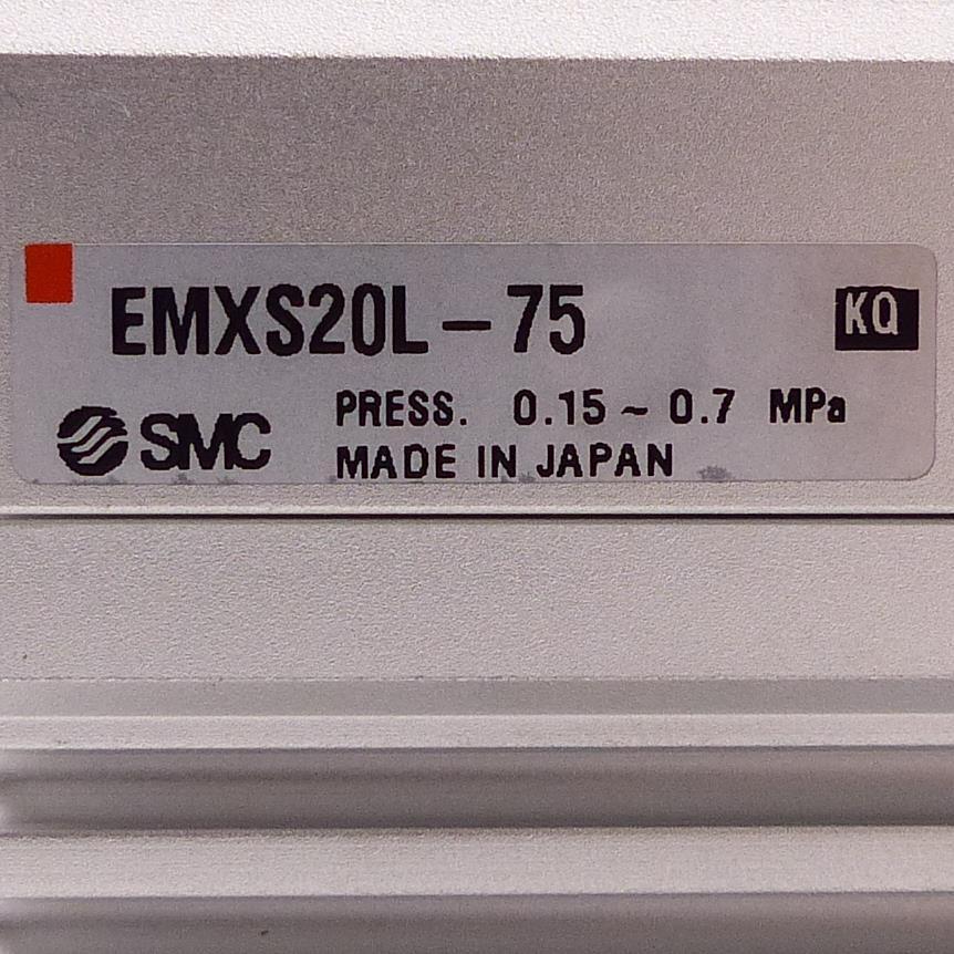 Produktfoto 2 von SMC Kompaktschlitten EMXS20L-75