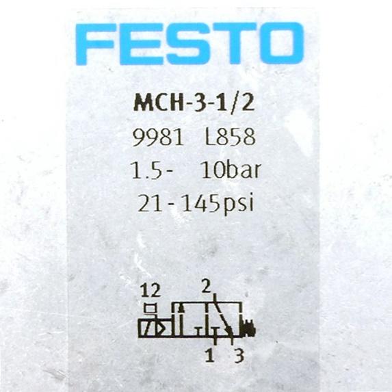 Produktfoto 2 von FESTO Magnetventil MCH-3-1/2