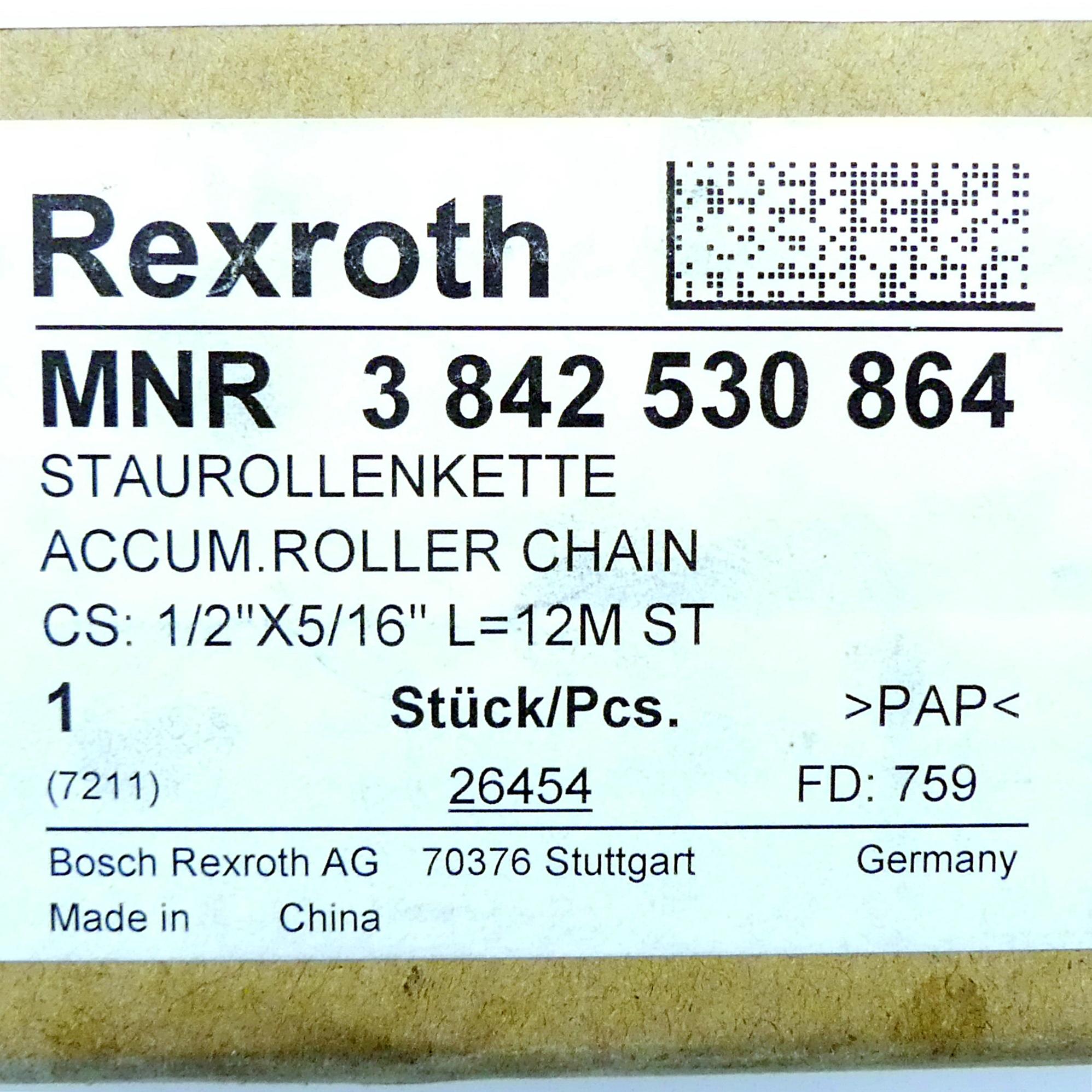 Produktfoto 2 von REXROTH Staurollenkette 3 842 530 864