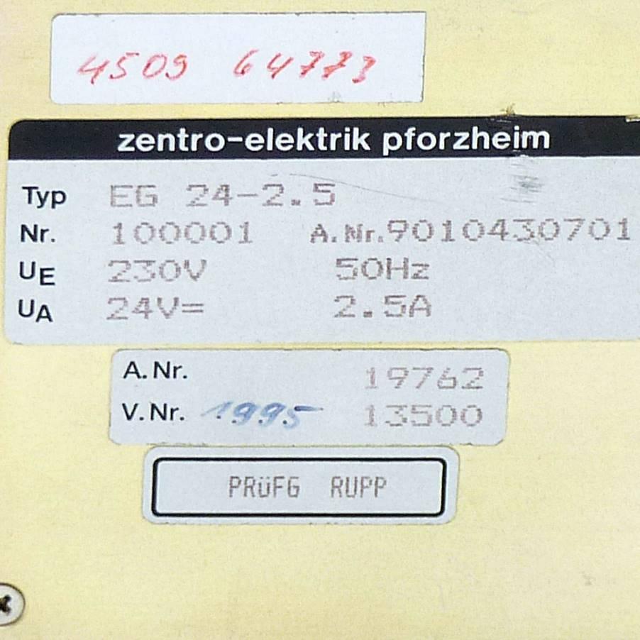 Produktfoto 2 von ZENTRO-ELEKTRIK Netzteil EG24-2.5