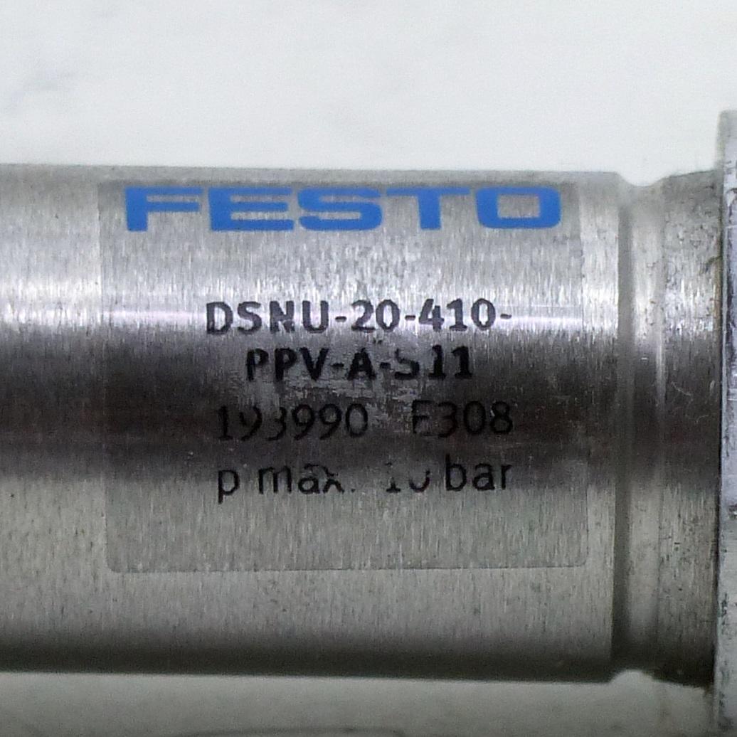 Produktfoto 2 von FESTO Rundzylinder DSNU-20-410-PPV-A-S11