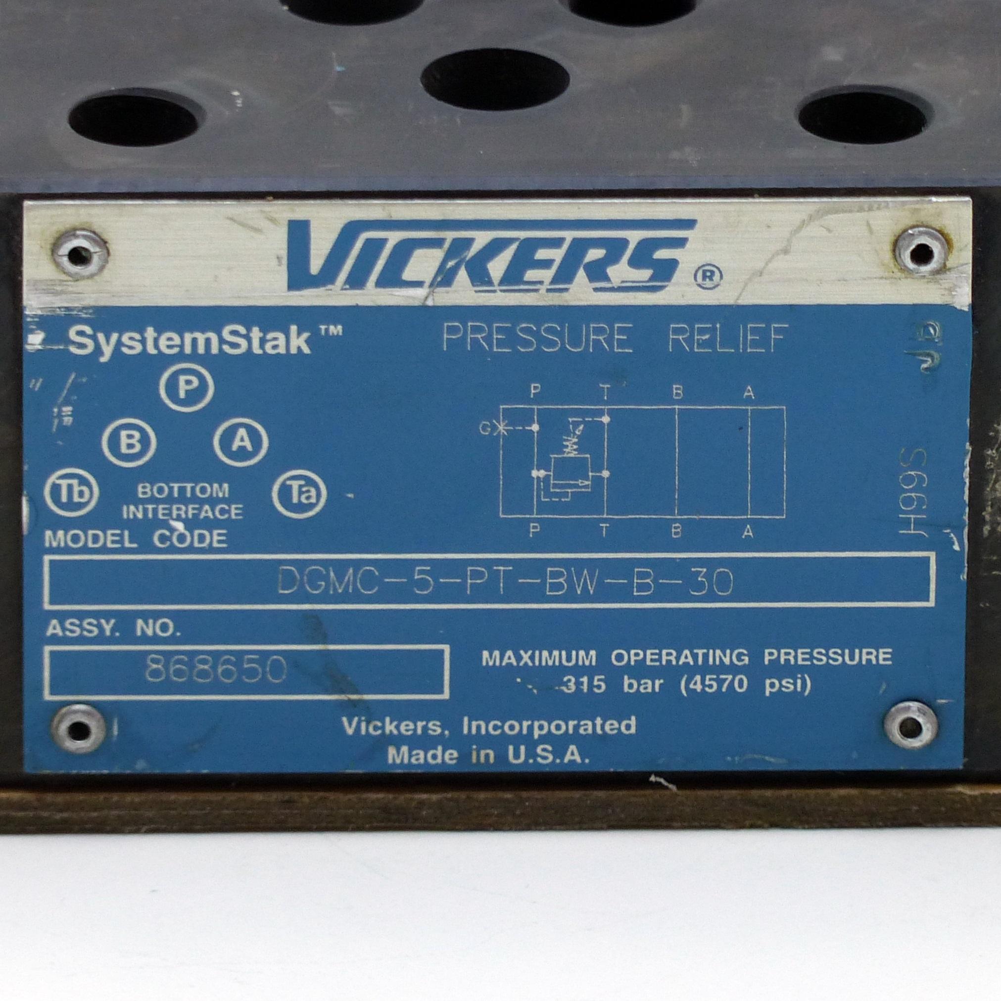 Produktfoto 2 von VICKERS Druckbegrenzungsventil