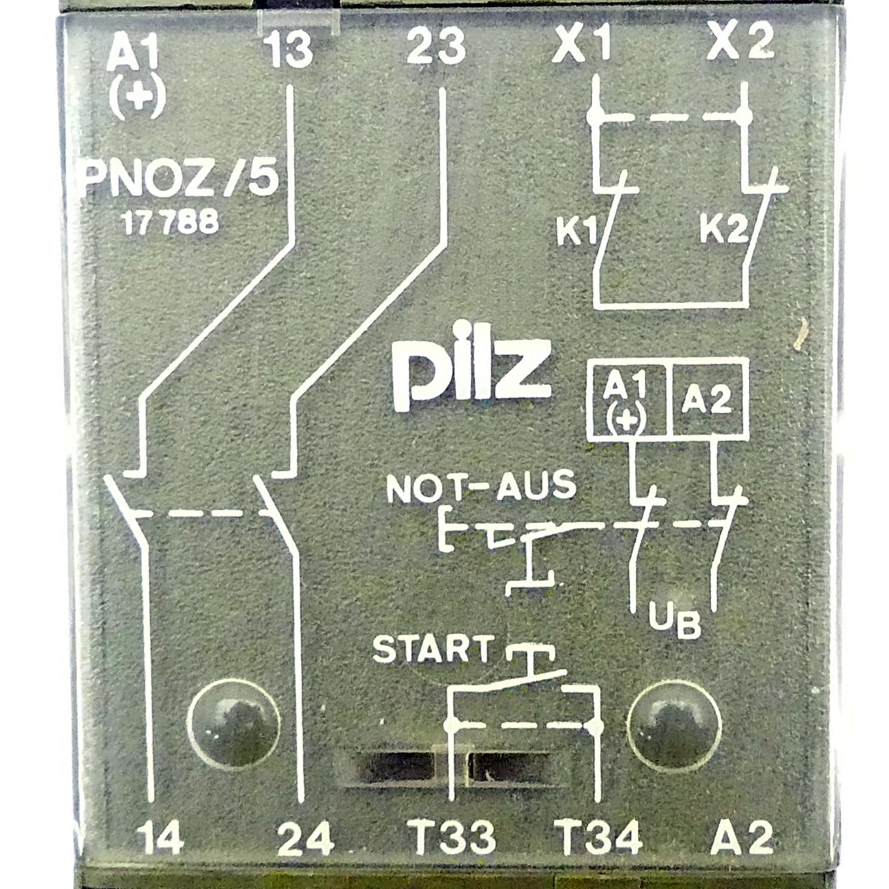 Produktfoto 2 von PILZ Sicherheitsrelais PNOZ/5