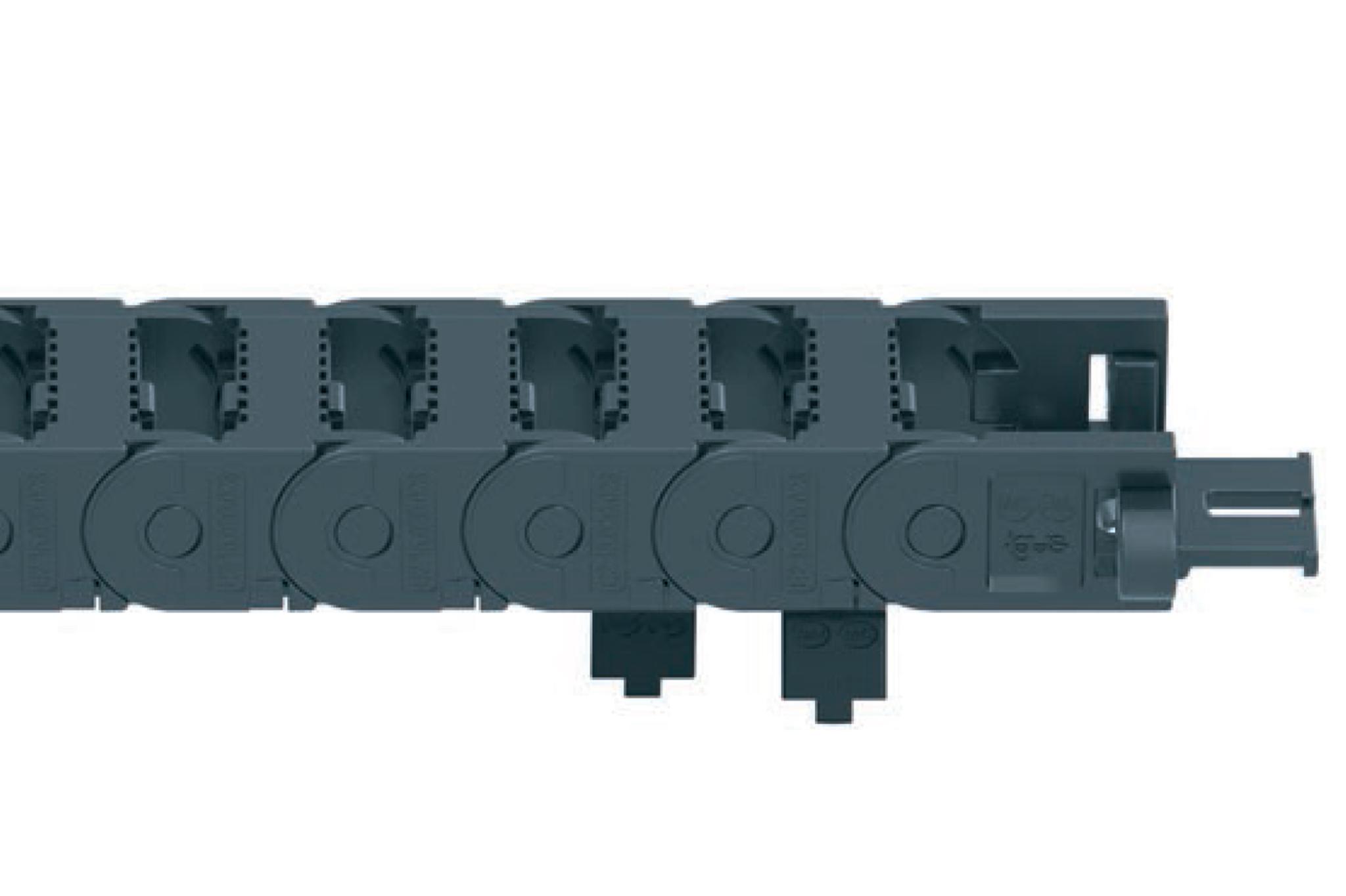 Energiekettenserie E2i.15 | im Innenradius beidseitig zu öffnen | Innenhöhe: 14,4 mm
