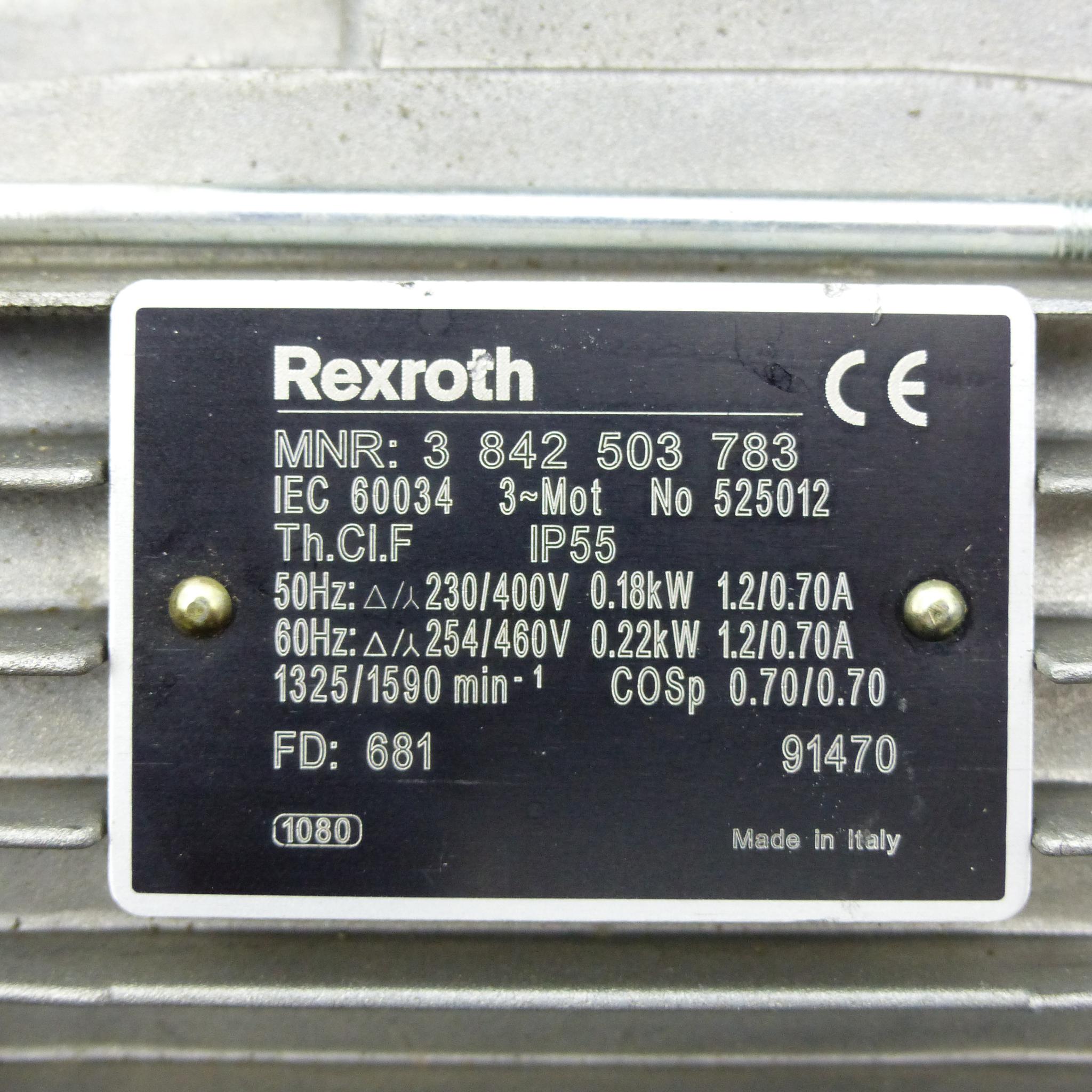 Produktfoto 2 von REXROTH Getriebemotor 3842503783