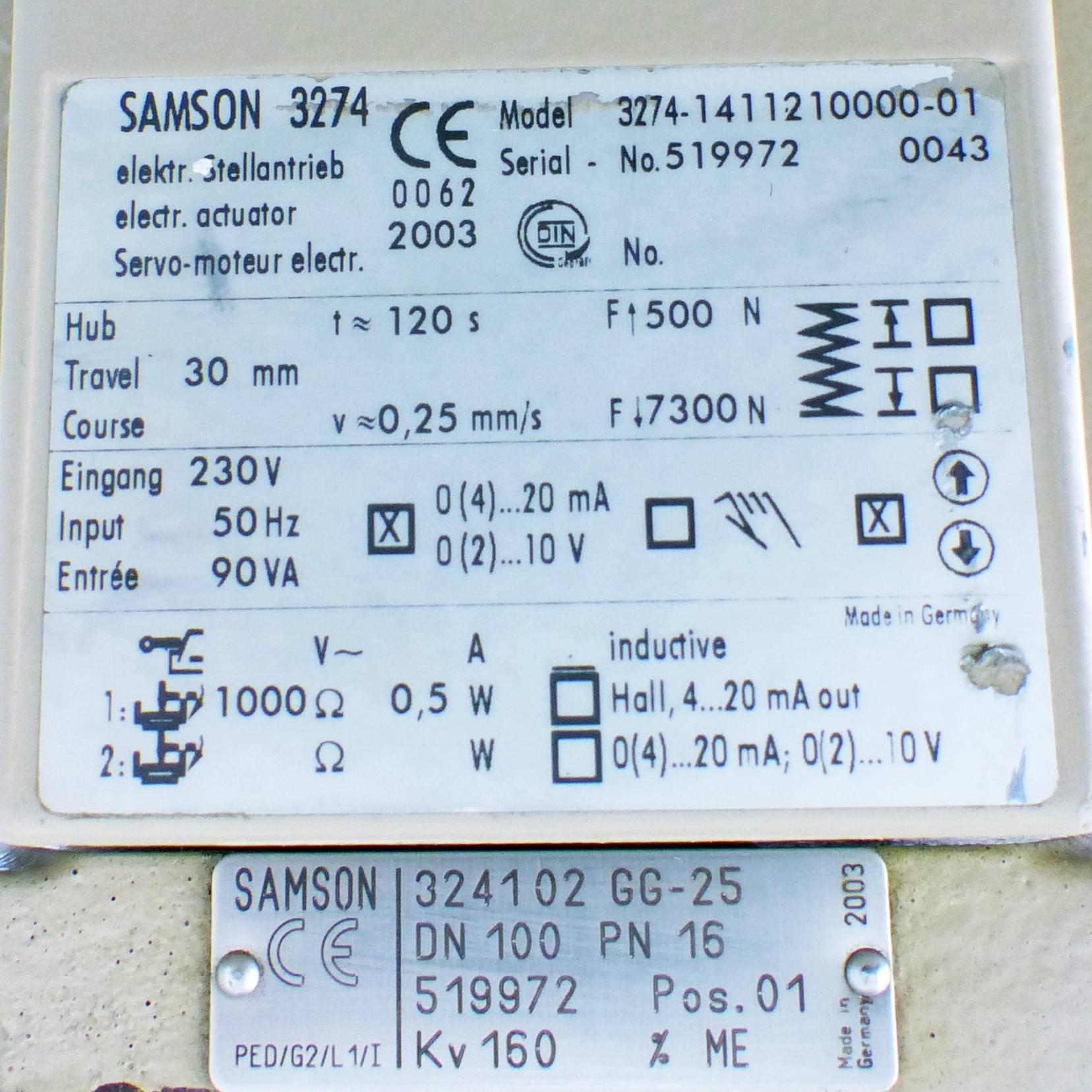 Produktfoto 2 von SAMSON Elektrischer Stellantrieb