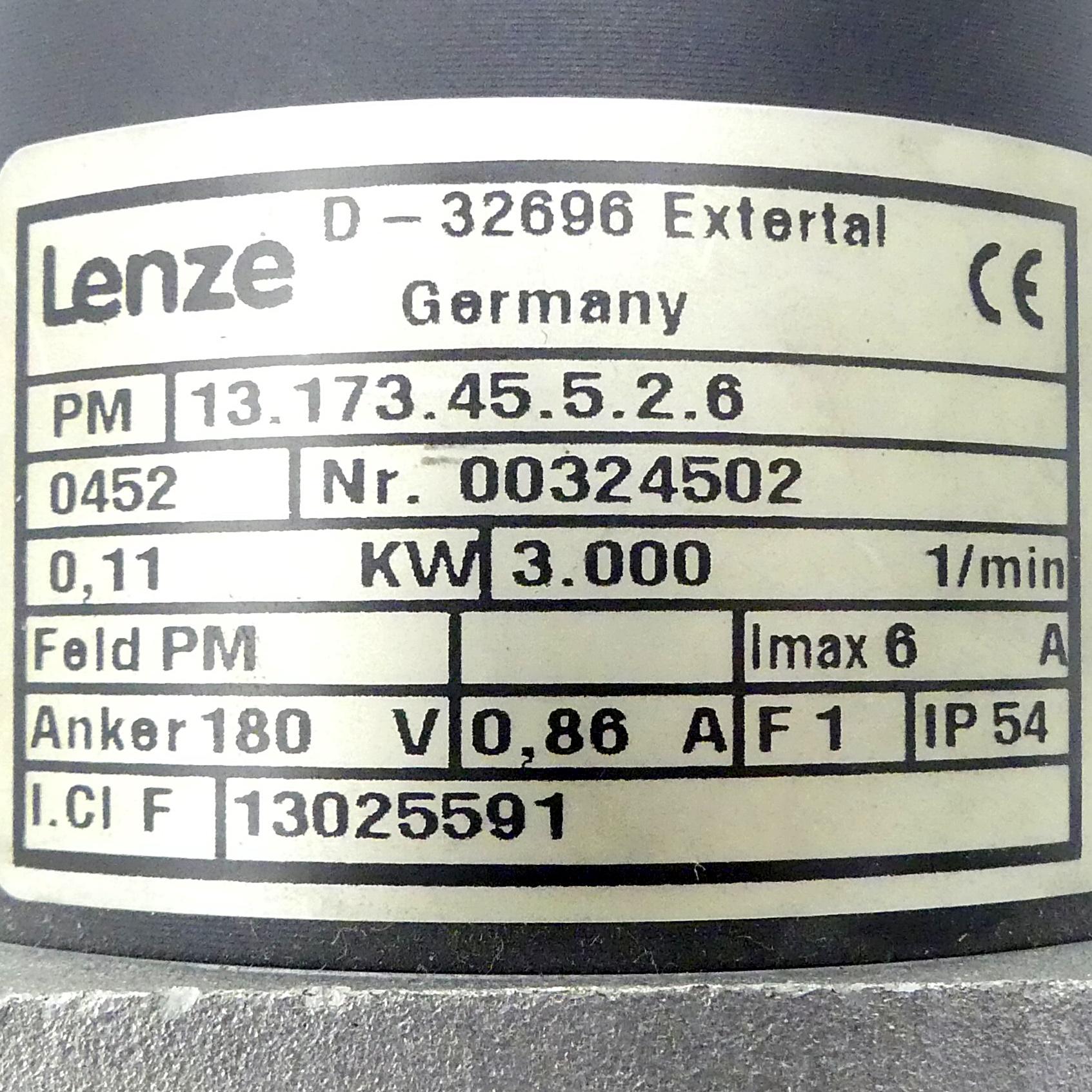 Produktfoto 2 von LENZE Servomotor 13.173.45.5.2.6