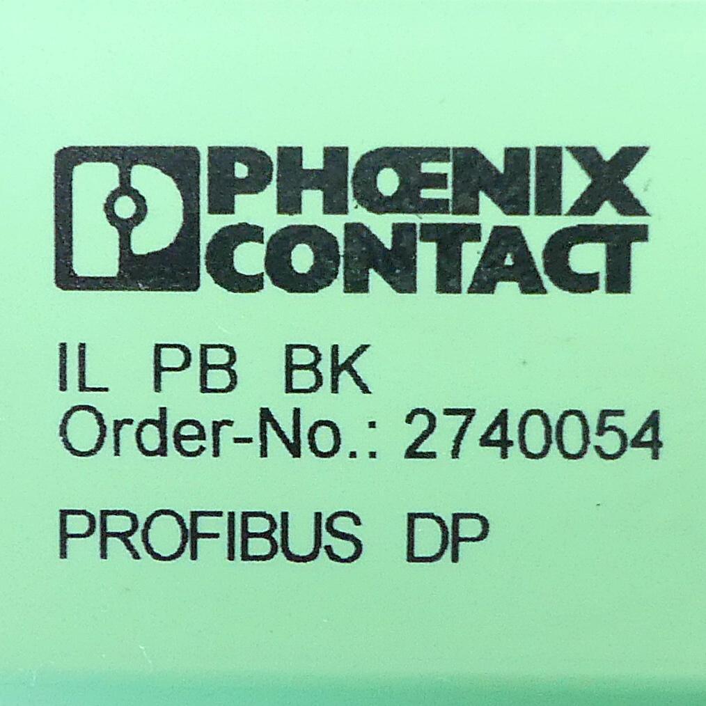 Produktfoto 2 von PHOENIX CONTACT Profibus DP IL PB BK