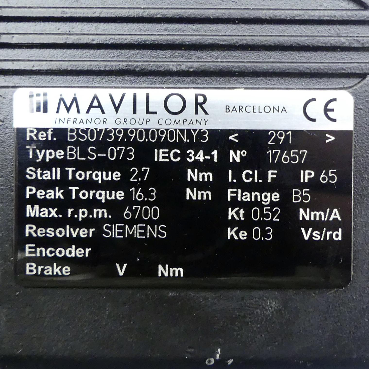 Produktfoto 2 von MAVILOR Servomotor BLS-073