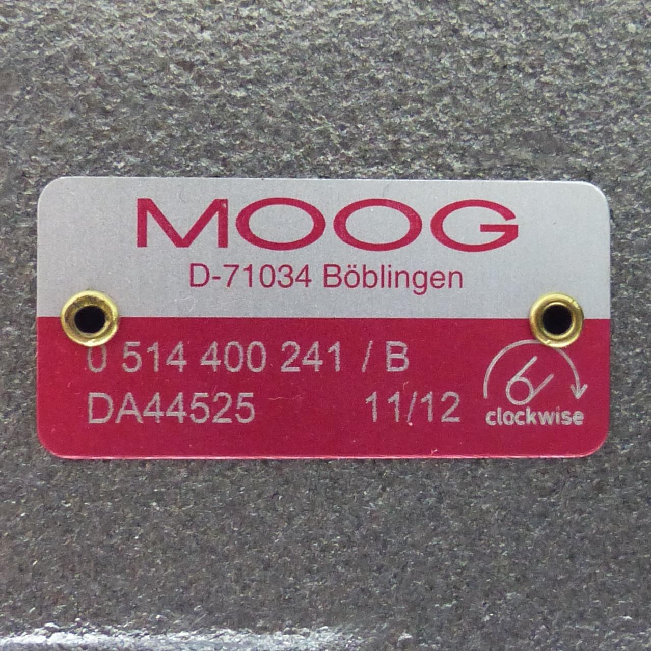 Produktfoto 2 von MOOG Radialkolbenpumpe 0 514 400 241