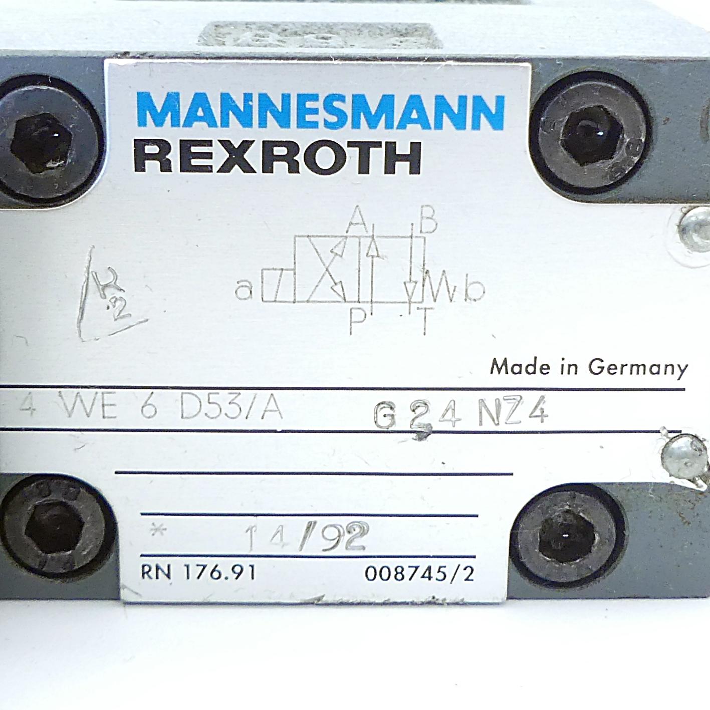 Produktfoto 2 von REXROTH 4/2 Wegeventil