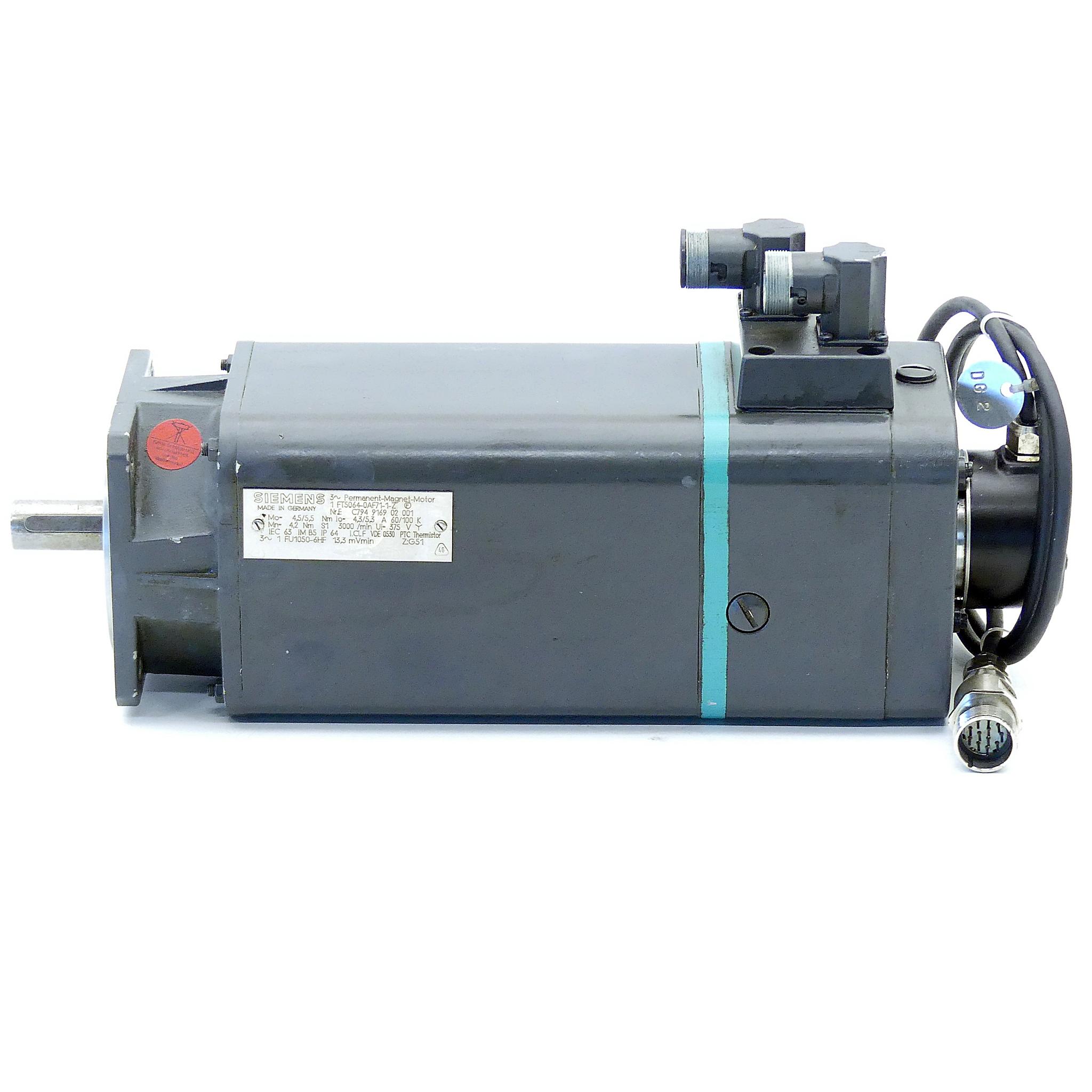 Produktfoto 5 von SIEMENS Servo Motor 1FT5064-0AF71-1-Z