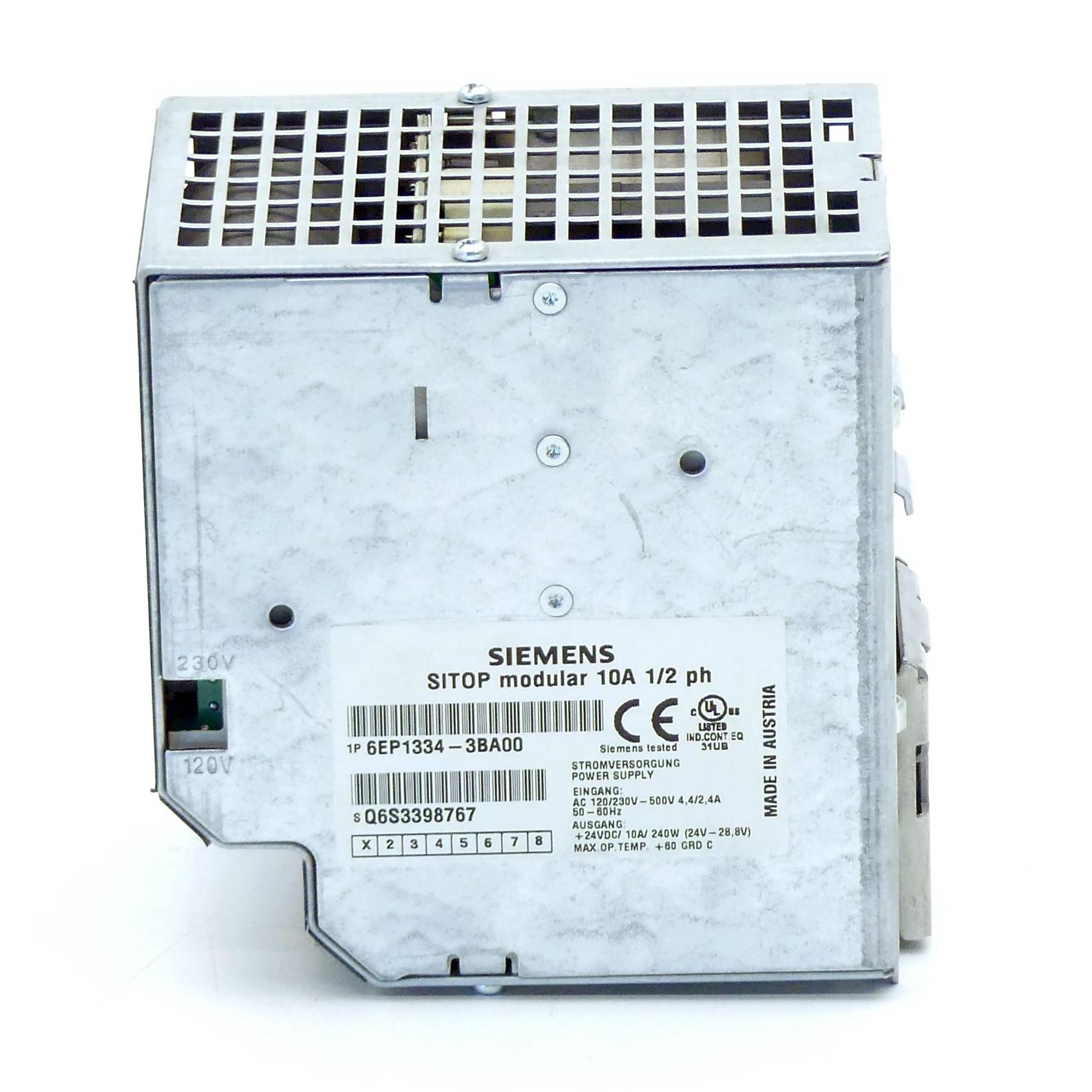 Produktfoto 5 von SIEMENS POWER SUPPLY SITOP modular