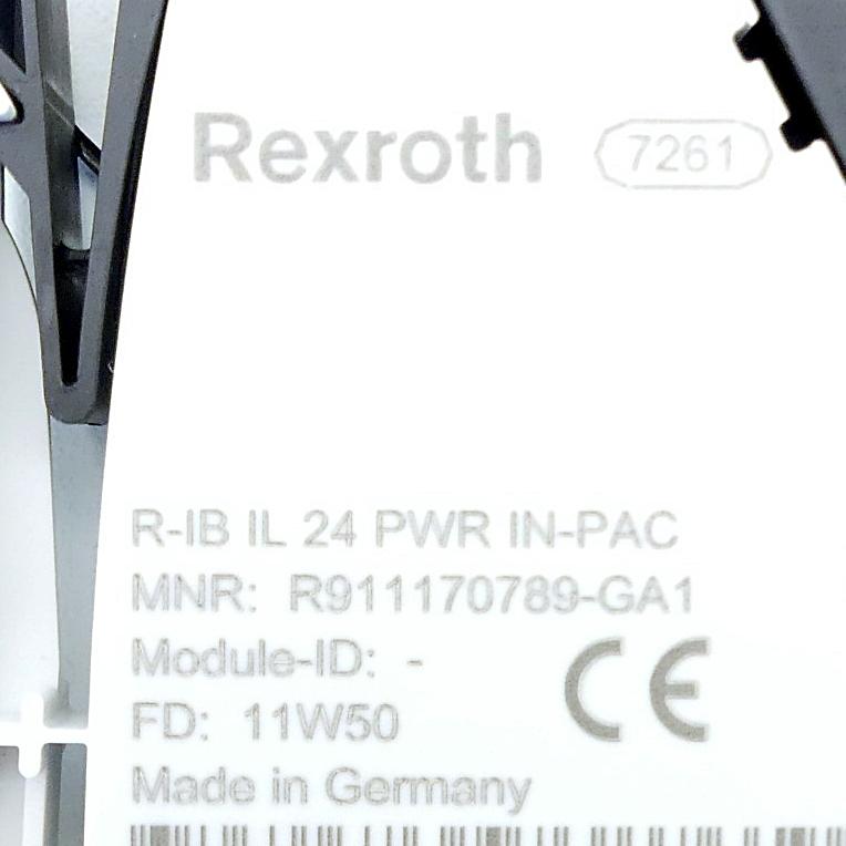 Produktfoto 2 von REXROTH Eingangs Klemme R911170789-GA1