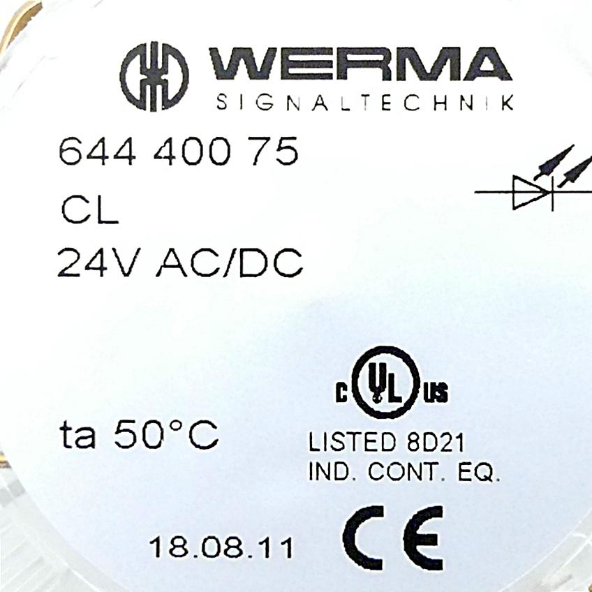 Produktfoto 2 von WERMA LED-Dauerlichtelement weiß