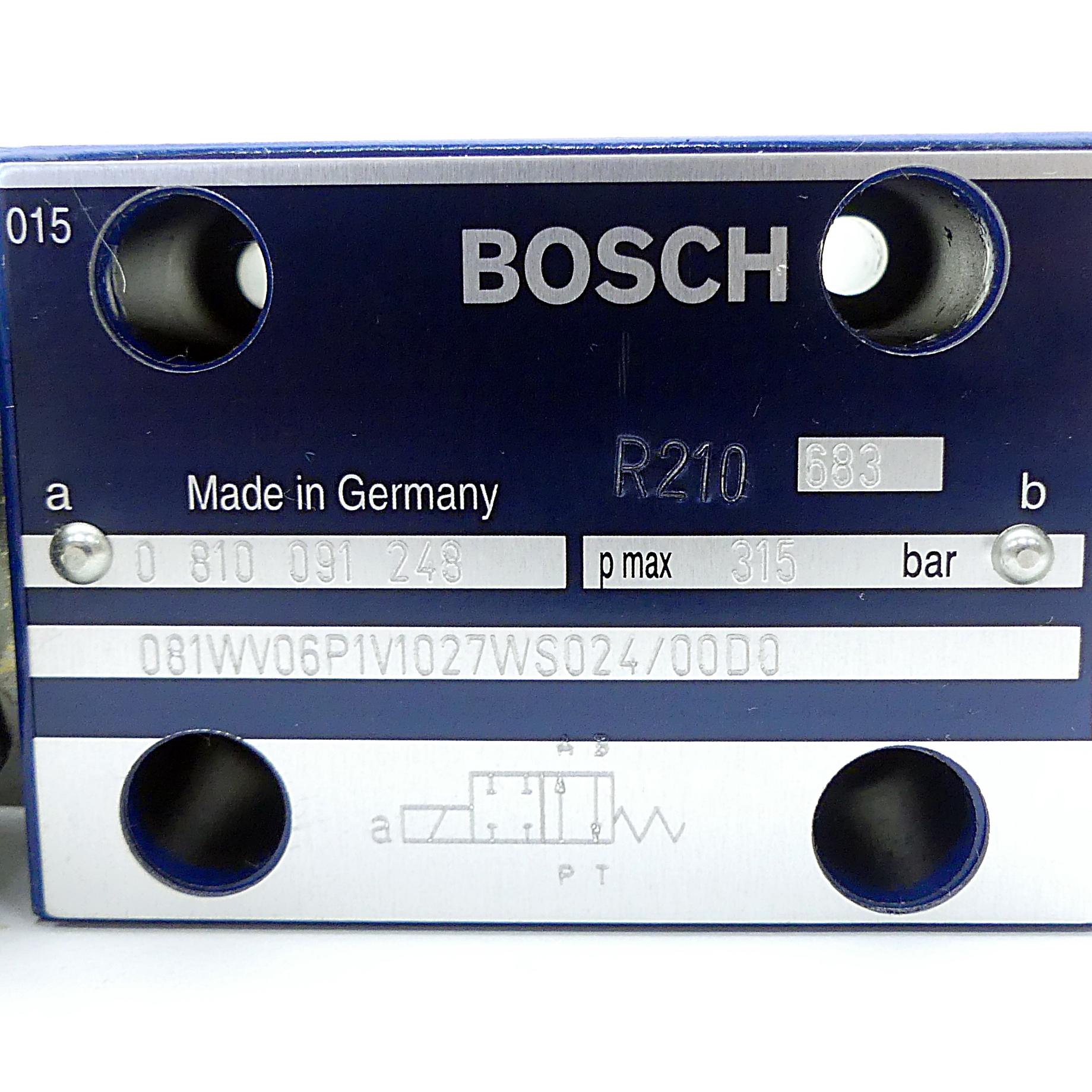 Produktfoto 2 von BOSCH 4/2 Wegeventil 081WV06P1V1027WS024/00D0