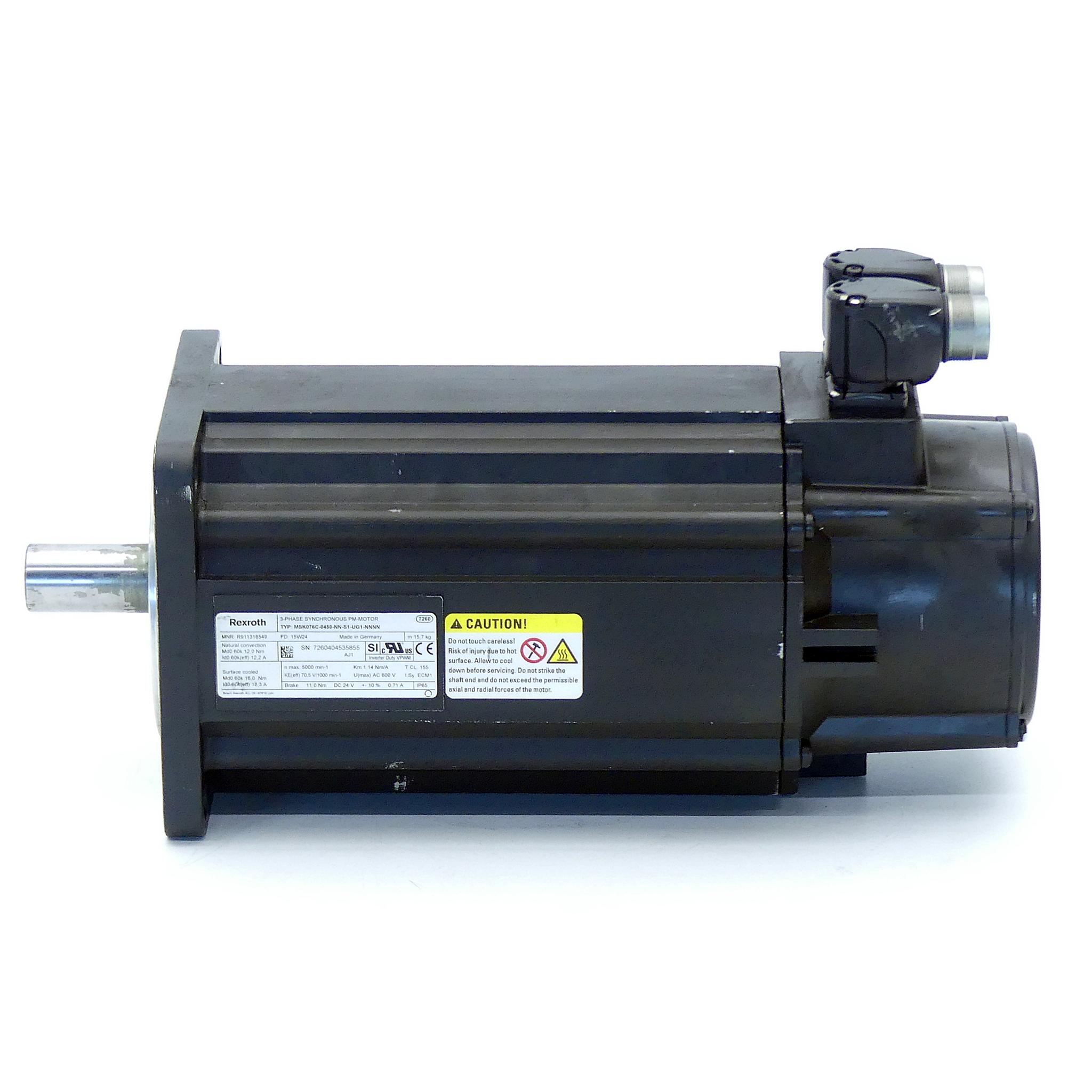 Produktfoto 5 von REXROTH Servomotor MSK076C-0450-NN-S1-UG1-NNNN