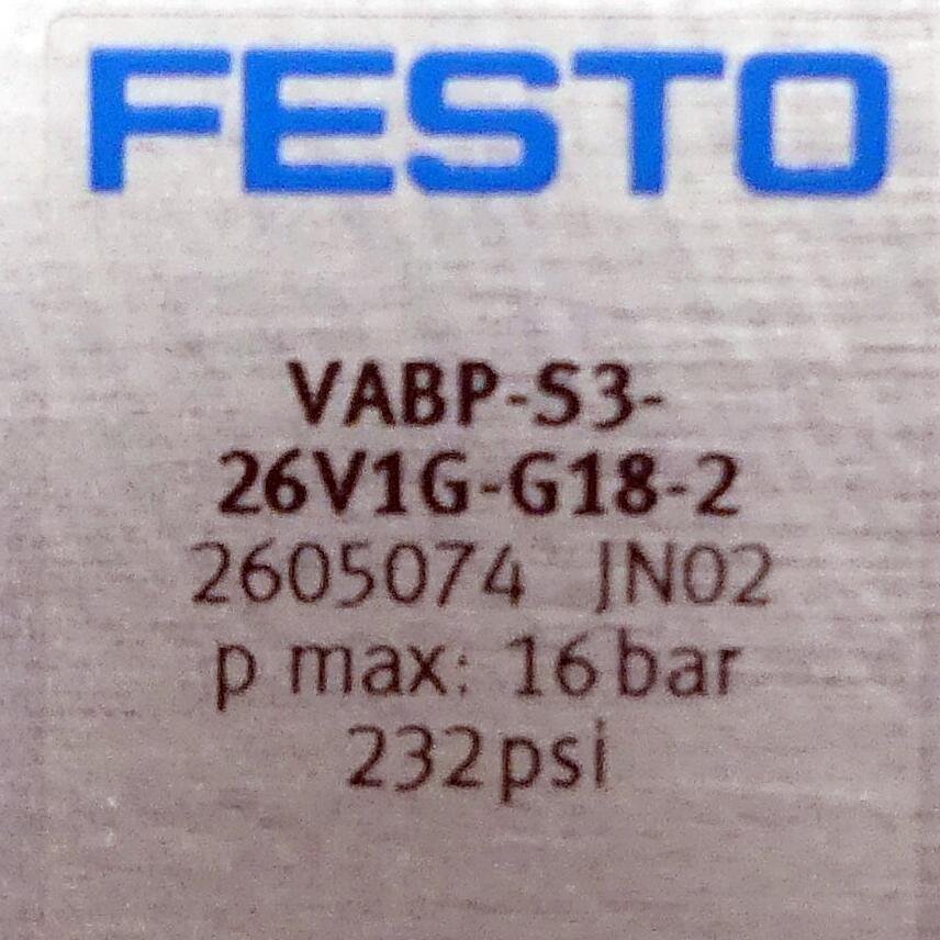 Produktfoto 2 von FESTO Anschlussplatte VABP-S3-26V16-G18-2