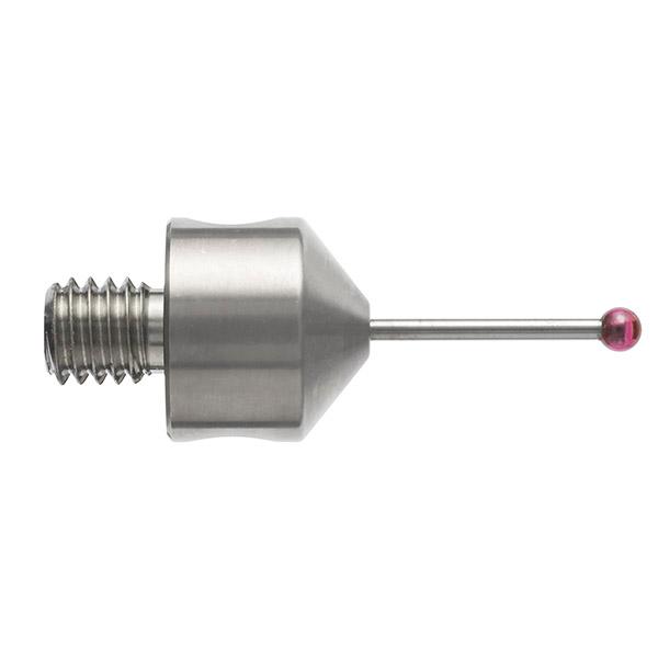 M5 Ø1,5 mm Rubinkugel, Hartmetallschaft, L 20 mm, EAL 11 mm