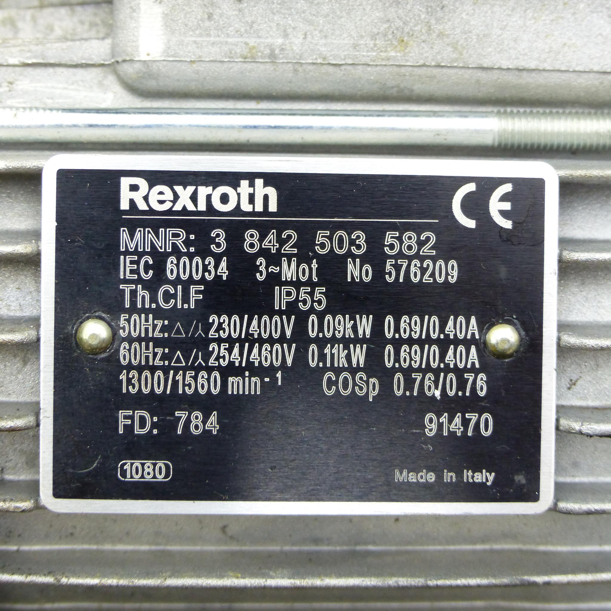 Produktfoto 2 von REXROTH Getriebemotor