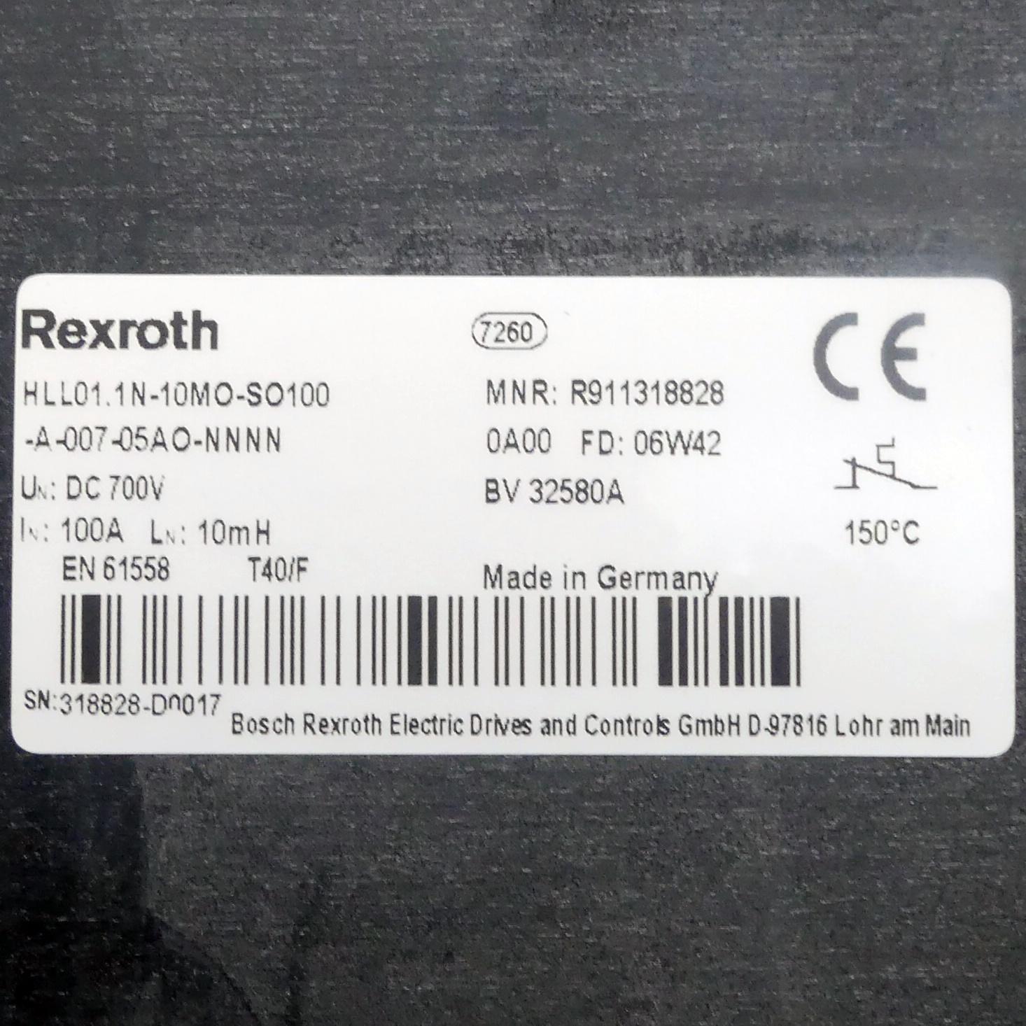 Produktfoto 2 von REXROTH Zwischenkreisdrossel