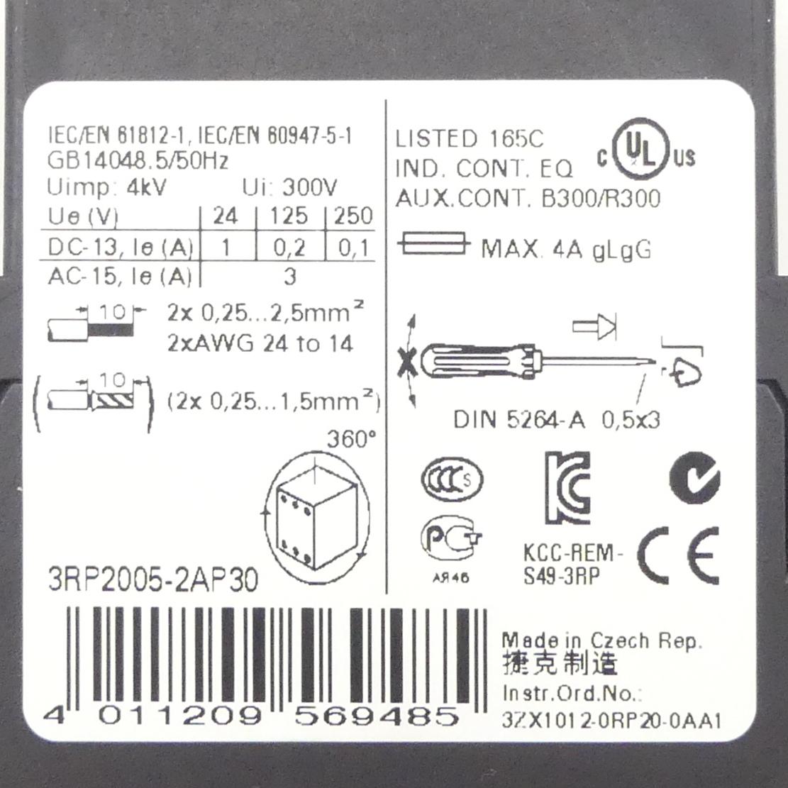 Produktfoto 2 von SIEMENS Zeitrelais