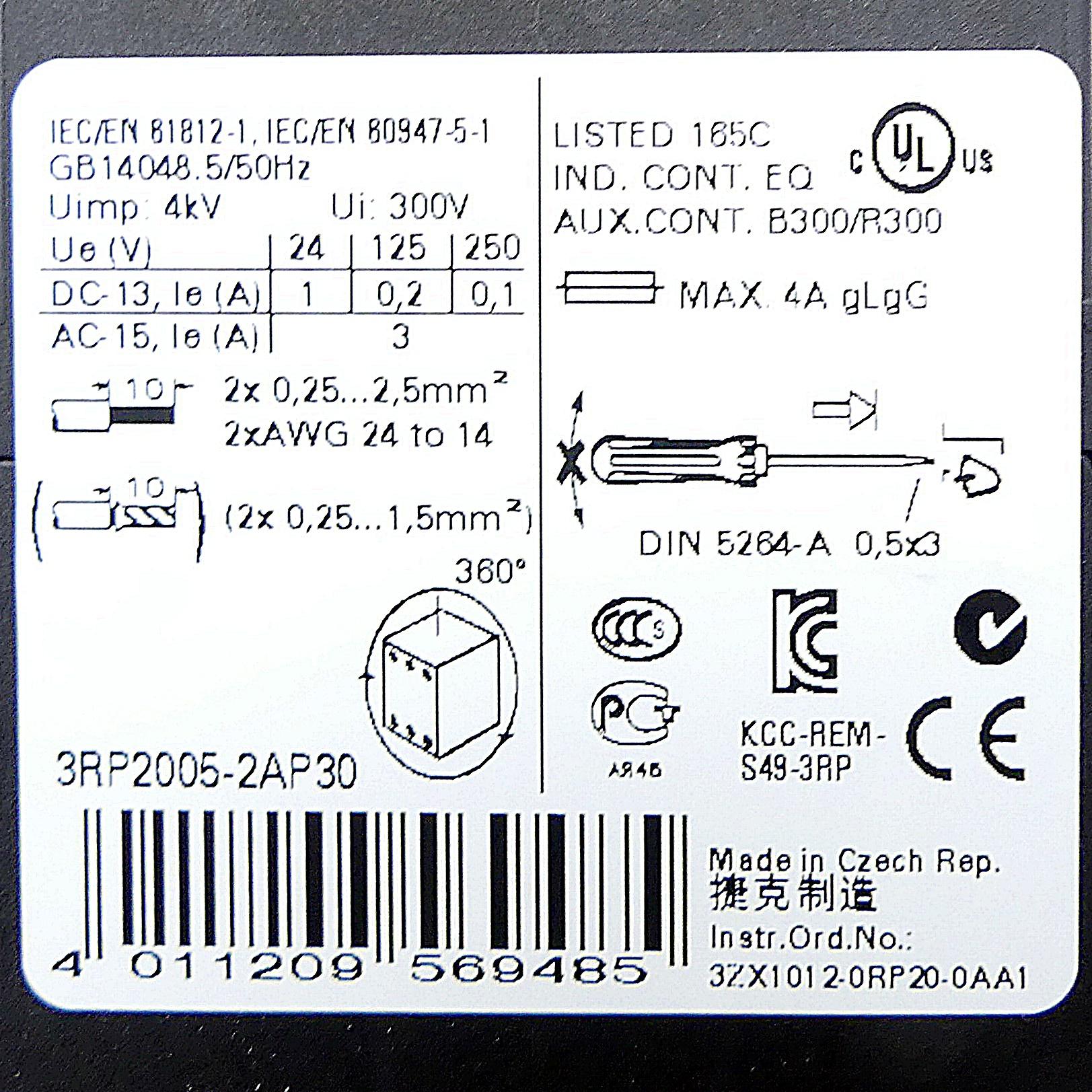 Produktfoto 2 von SIEMENS Zeitrelais