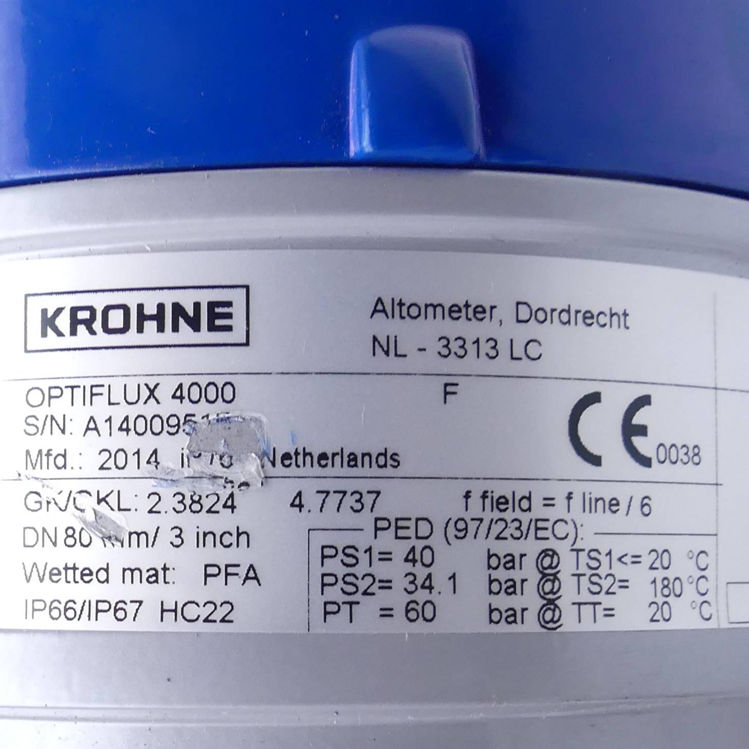 Produktfoto 2 von KROHNE Magnetisch-induktiver Messwertaufnehmer