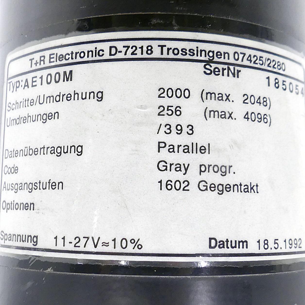 Produktfoto 2 von TR ELECTRONIC Drehgeber AE100M