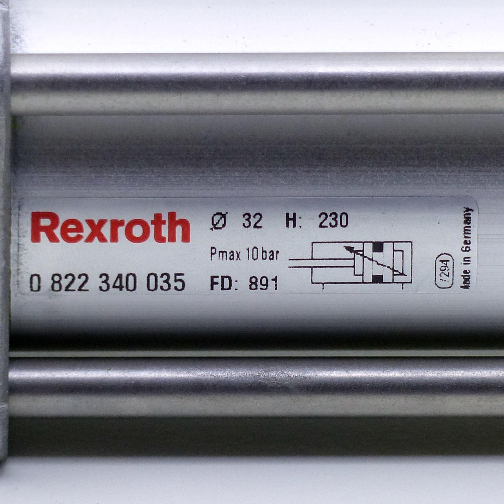 Produktfoto 2 von REXROTH Kompaktzylinder 32 x 230