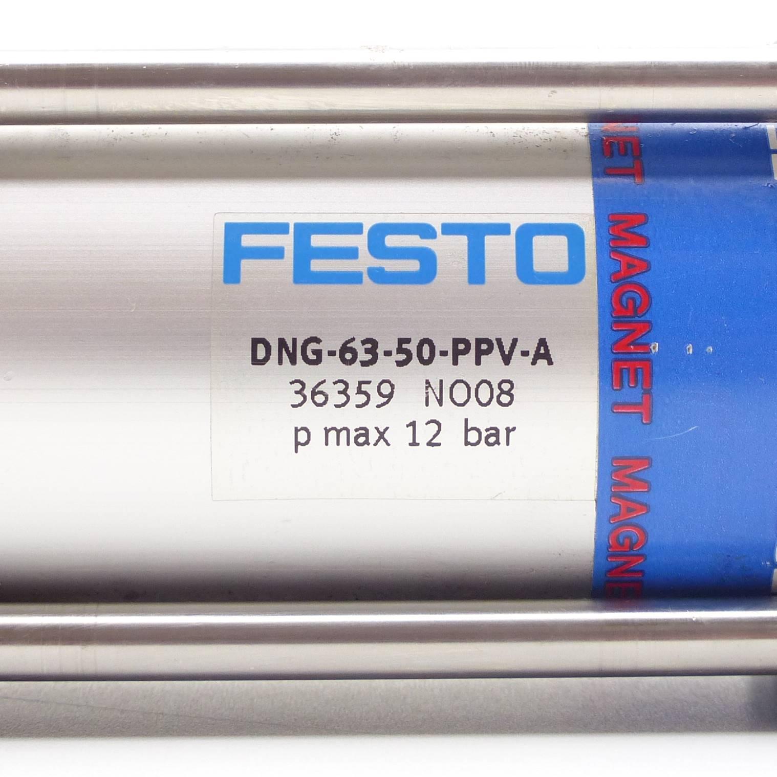 Produktfoto 2 von FESTO Kompaktzylinder DNG-63-50-PPV-A