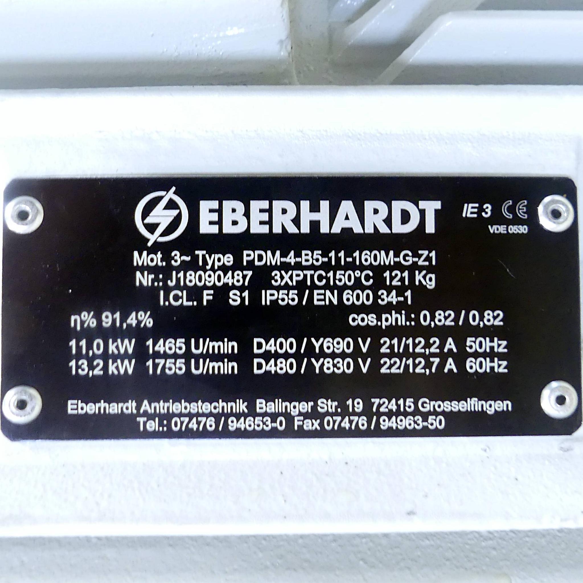 Produktfoto 2 von EBERHARDT Drehstrommotor