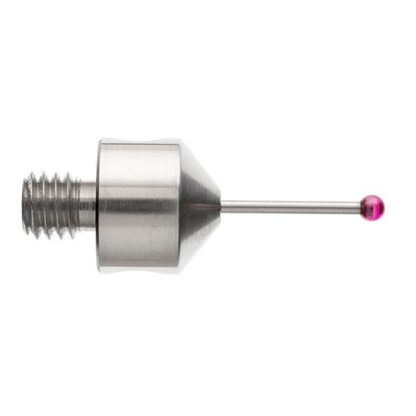 M5 Ø2 mm Rubinkugel, Hartmetallschaft, L 20 mm, EAL 11 mm