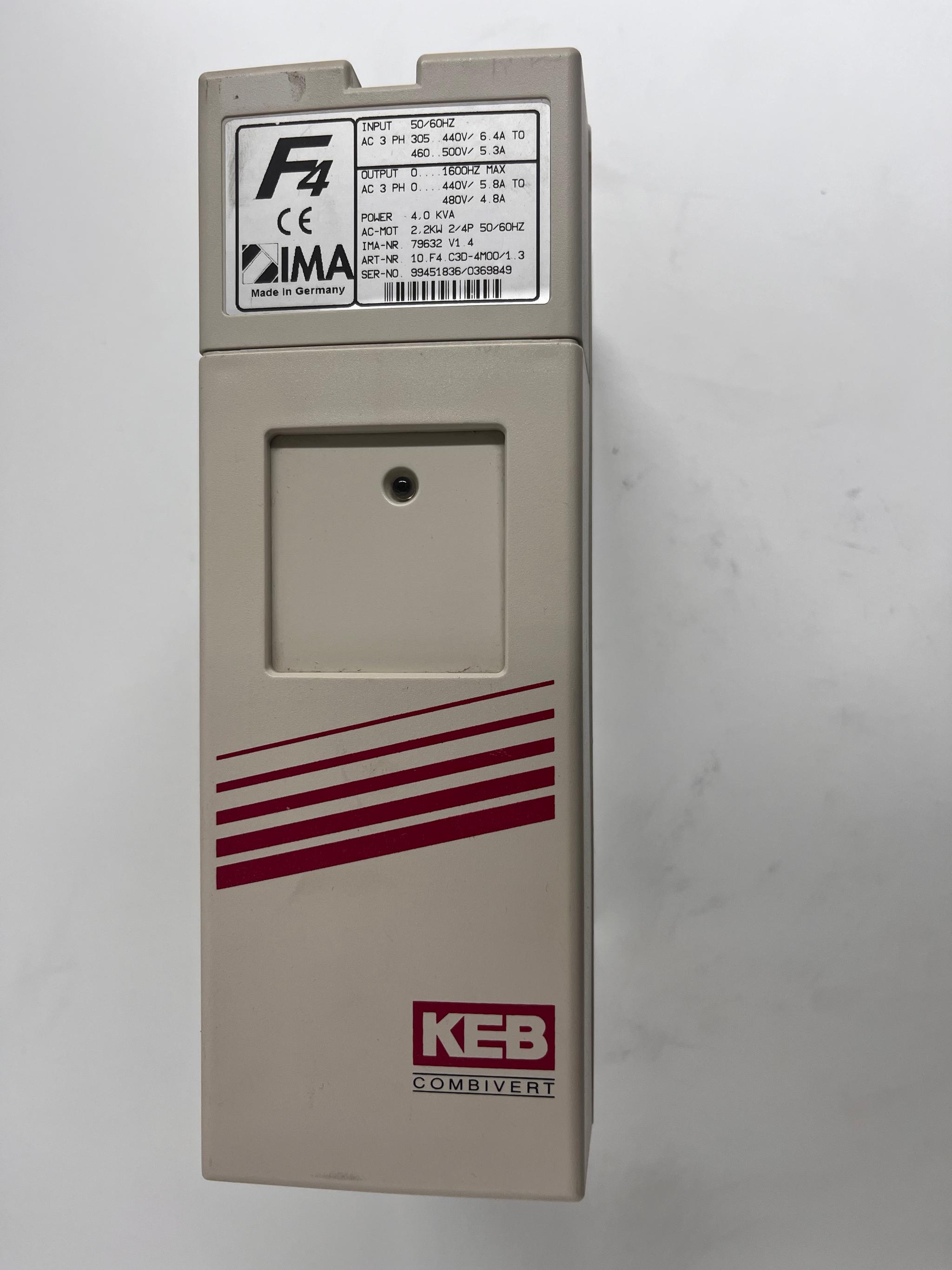 Produktfoto 2 von KEB Frequenzumrichter F4 für IMA Kantenbearbeitungsmaschinen IMA-Nr. 79632 V1.4